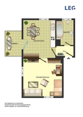 Foto - Demnächst frei! 3-Zimmer-Wohnung in Herford Herford