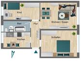 Foto - Etagenwohnung zur Miete in Triptis