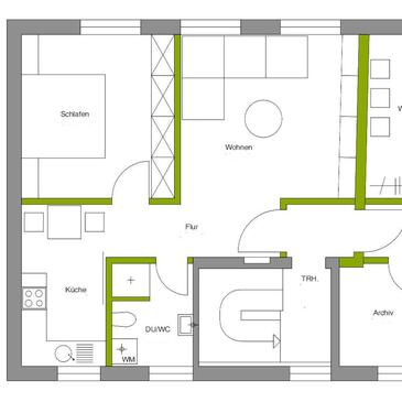 Foto - Etagenwohnung zur Miete in Schwalmstadt