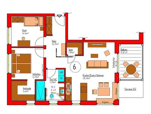 Foto - 3-Zimmerwohnung mit Balkon in Vorderbreitenthann