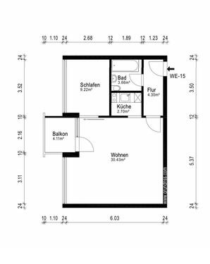 Foto - 2 Zimmer Wohnung am Ku’damm - 1.395,00&nbsp;EUR Kaltmiete, ca.&nbsp; 51,00&nbsp;m&sup2;