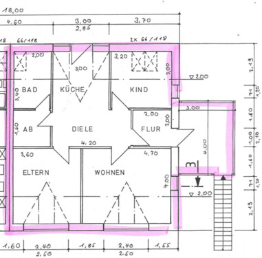 Foto - 3 Zimmer Etagenwohnung zur Miete in Horst (Holstein)