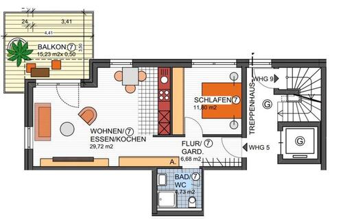 Foto - 2 Zimmer Etagenwohnung zur Miete in Crailsheim