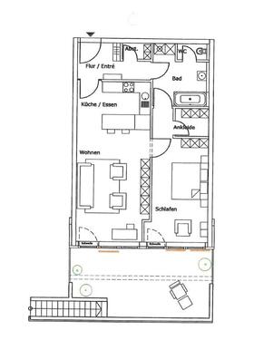 Foto - 2 Zimmer Etagenwohnung zur Miete in Dillingen an der Donau