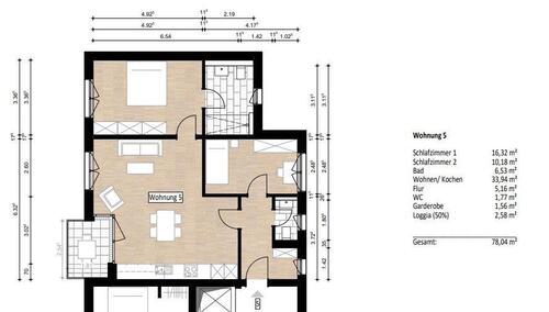 Foto - 3 Zimmer Etagenwohnung zur Miete in Herford