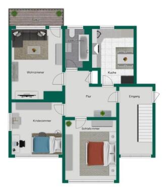 Foto - 3-Zimmer-Eigentumswohnung mit zwei Balkonen Keine Käuferprovision