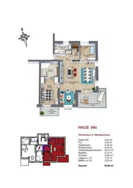 Foto - Wohnung, 3 Zimmer, Haag, Hochwertige 3-Zimmer-Wohnung mit Loggia