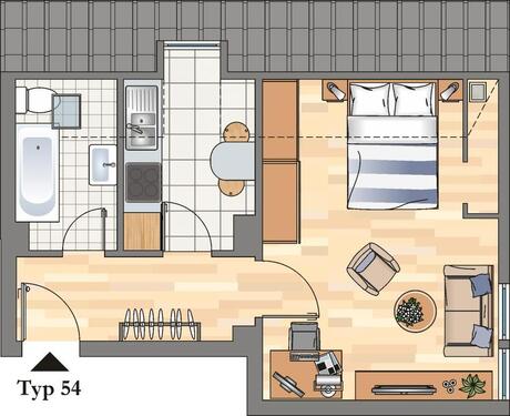 Foto - Etagenwohnung zur Miete in Hattingen