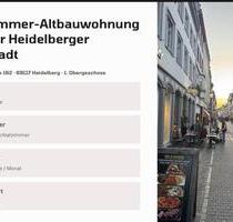 Zimmer Altbauwohnung in Heidelberg Altstad