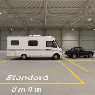 Foto - Beheizte Halle: Stellplatz für Wohnmobil, Auto, Oldtimer