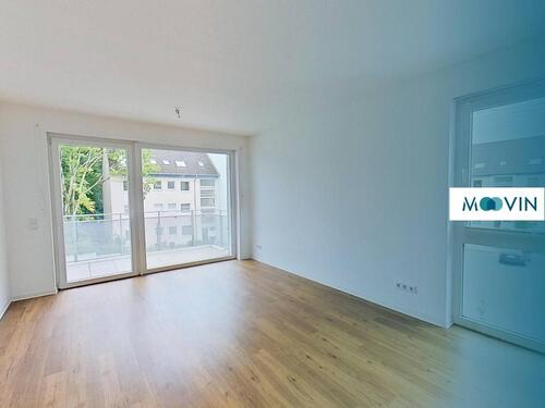 Foto - Helle & moderne 2-Zimmer-Wohnung mit großem Balkon und Einbauküche