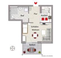 NEUBAU: Moderne 1 - 2 Zimmer Wohnungen mit Komfort und Betreuung in Nürnberg-Katzwang