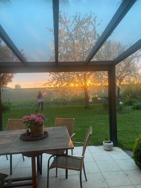 Foto - Sonnenuntergang &Feldrandlage inklusive - 224 qm mit PV