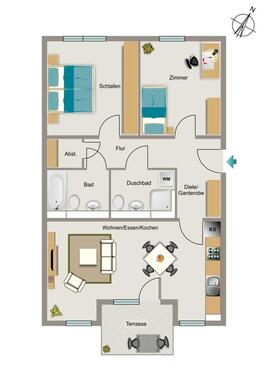 Foto - 3 Zimmer Etagenwohnung in Düsseldorf