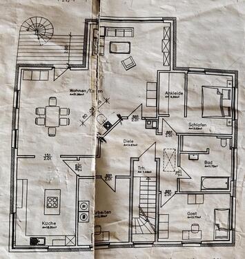 Foto - Schöne, moderne Wohnung - 1.500,00&nbsp;EUR Kaltmiete, ca.&nbsp; 155,00&nbsp;m&sup2;