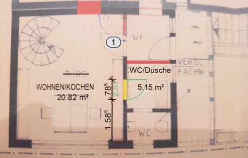 Foto - 2 Raum Maisonette Wohnung - 52m²