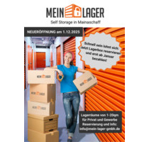 LagerraumSelfstorage MainaschaffAschaffenburg Frühbucheraktion