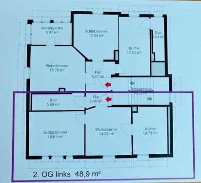 Foto - Frisch renovierte 2-Zimmer-Wohnung mit Einbauküche