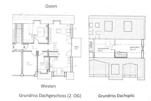 Foto - 4 Zimmer Dachgeschoßwohnung zur Miete in Markt Indersdorf