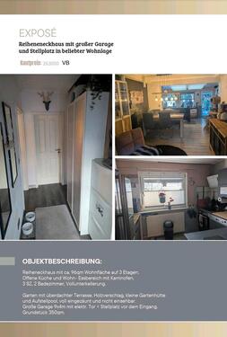 Foto - Reiheneneckhaus in Marl-Hamm mit gr. Garage und Garten