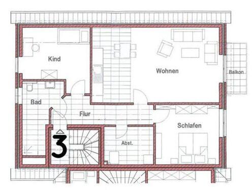Foto - 3 Zimmer Etagenwohnung zum Kaufen in Leer (Ostfriesland)