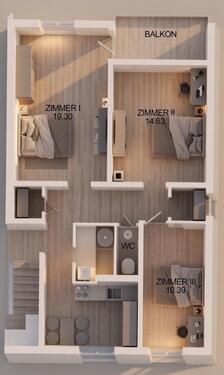 Foto - Etagenwohnung in Heilbronn zur Miete