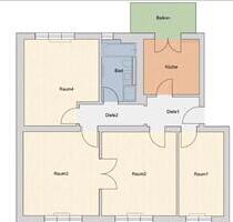 ZWISCHENMIETE: 4 Zimmer, helle Altbauwohnung Nähe Blücherplatz - Kiel