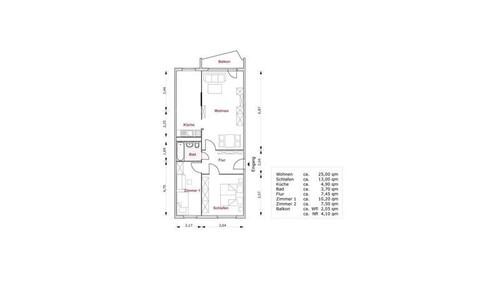 Foto - 3 Zimmer Etagenwohnung zur Miete in Erfurt