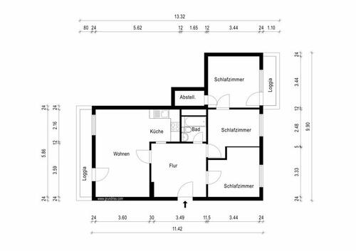 Foto - 4 Zimmer Etagenwohnung zur Miete in Jena