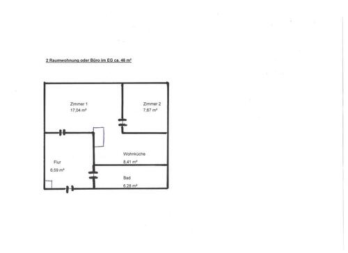 Foto - 1 Zimmer Etagenwohnung in Colditz