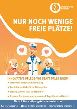 Foto - Freie Plätze im Seniorenwohnen ab Pflegegrad 2