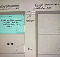 Abstellraum im Untergeschoss Kellerraum Schwabing West - München Am Riesenfeld