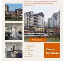 2 Zimmer Wohnung Am Ihmeufer - 87.000,00&nbsp;EUR Kaufpreis, ca.&nbsp; 50,00&nbsp;m&sup2; in Hannover (PLZ: 30171) Südstadt