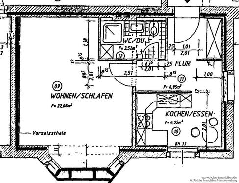 Foto - 1 Zimmer Erdgeschoßwohnung zur Miete in Freiberg