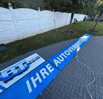 Werbe Schild Auto Vermietung mit LED - Recklinghausen Hillerheide