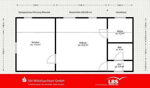 Foto - Ihr neues Zuhause - 450,00&nbsp;EUR Kaltmiete, ca.&nbsp; 53,00&nbsp;m&sup2;