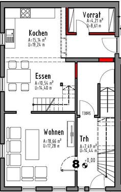 Foto - 3 Zimmer Etagenwohnung zur Miete in Idar-Oberstein