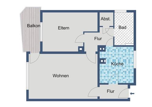 Foto - Etagenwohnung in Marburg zur Miete