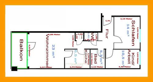 Foto - 3 Zimmer Etagenwohnung in Leipzig