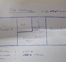 2-Zimmer-Dachgeschosswohnung (ca. 45 m²) - Weiterstadt