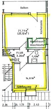 Foto - 1 Zimmer Erdgeschoßwohnung zur Miete in Holzminden