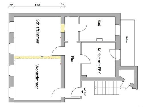 Foto - Etagenwohnung in Chemnitz