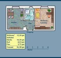 1-Zimmer-Single-Wohnung mit Wohnküche (WBS) - Dresden Pieschen