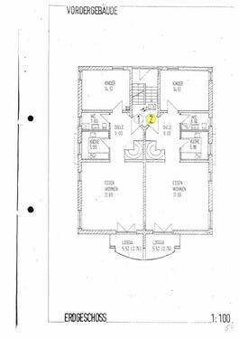 Foto - Helle 3-Zimmer Maisonette-Souterrain-Wohnung mit Balkon und Terra