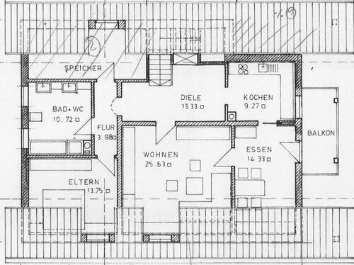 Foto - 4 Zimmer Dachgeschoßwohnung zur Miete in Grafling