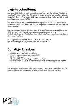 Foto - Etagenwohnung in Dortmund zum Kaufen