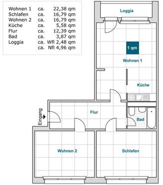 Foto - 3 Zimmer Etagenwohnung zur Miete in Dresden