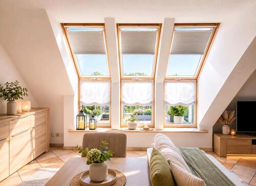 Foto - Helle Maisonettewohnung mit Dachbalkon Carportstellplatz