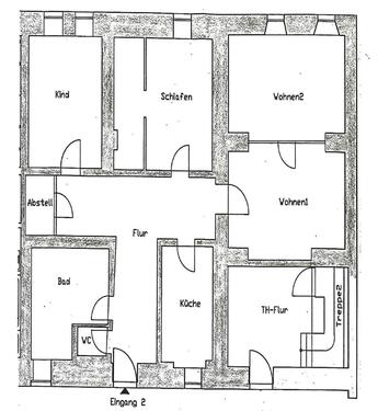 Foto - 2 Zimmer Erdgeschoßwohnung zur Miete in Bad Lauchstädt