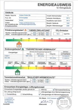 Foto - Etagenwohnung in Saalfeld (Saale) zur Miete